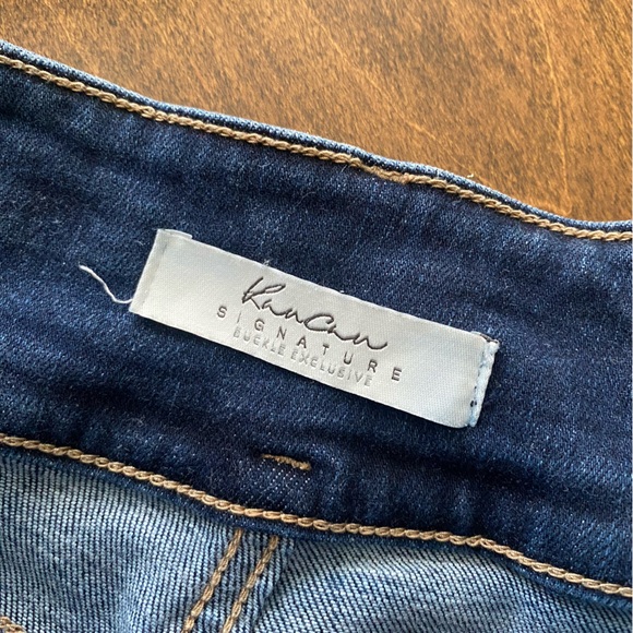 KanCan Buckle Exclusive Dark Wash Super High Rise Jeans - Picture 5 of 6